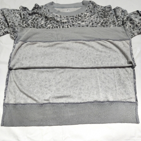 Nwot Aerie Leopard Print Oversized Fuzzy Comfy Sweatshirt - Picture 8 of 10